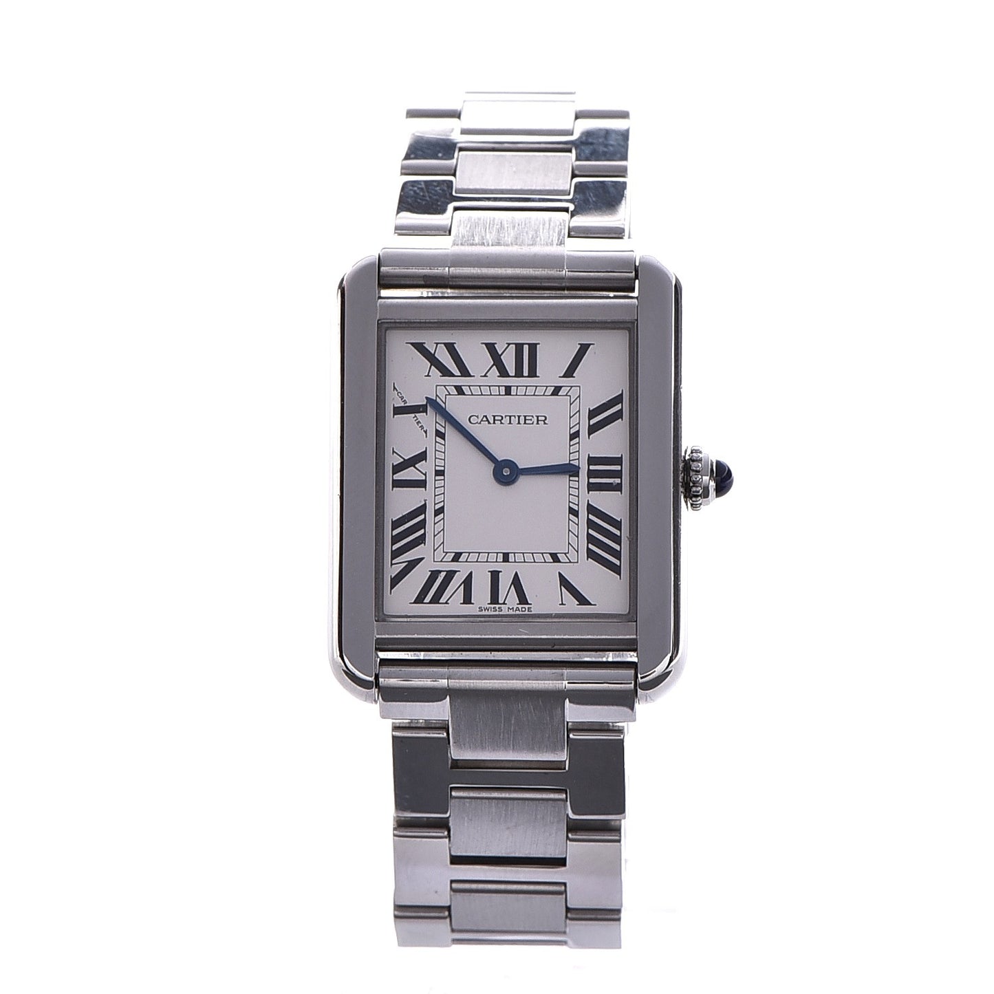 Stainless Steel 24mm Tank Solo Quartz Watch