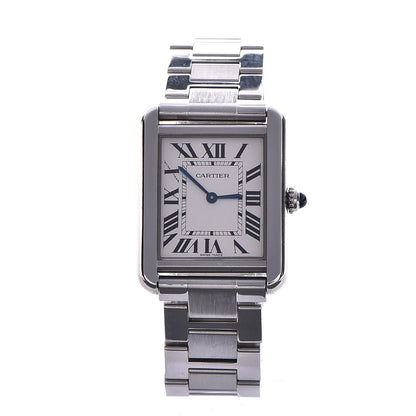 Cartier Stainless Steel 24mm Tank Solo Quartz Watch 1 of 9