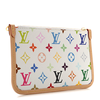 Louis Vuitton LV x TM Monogram Multicolor Carryall PM Pochette White 3 of 7