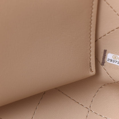 Chanel Calfskin Large Serial Shopper Tote Beige 10 of 11