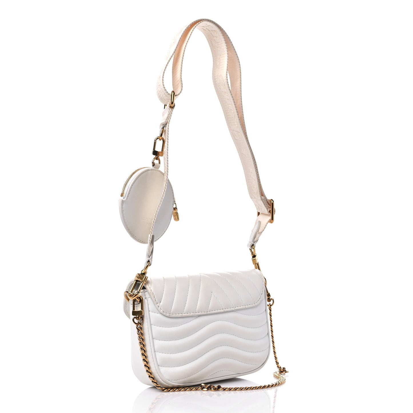 Calfskin New Wave Multi Pochette Snow