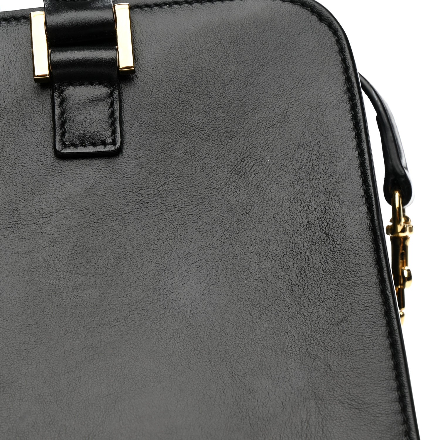Saint Laurent Calfskin Monogram Baby Cabas Black 18 of 18