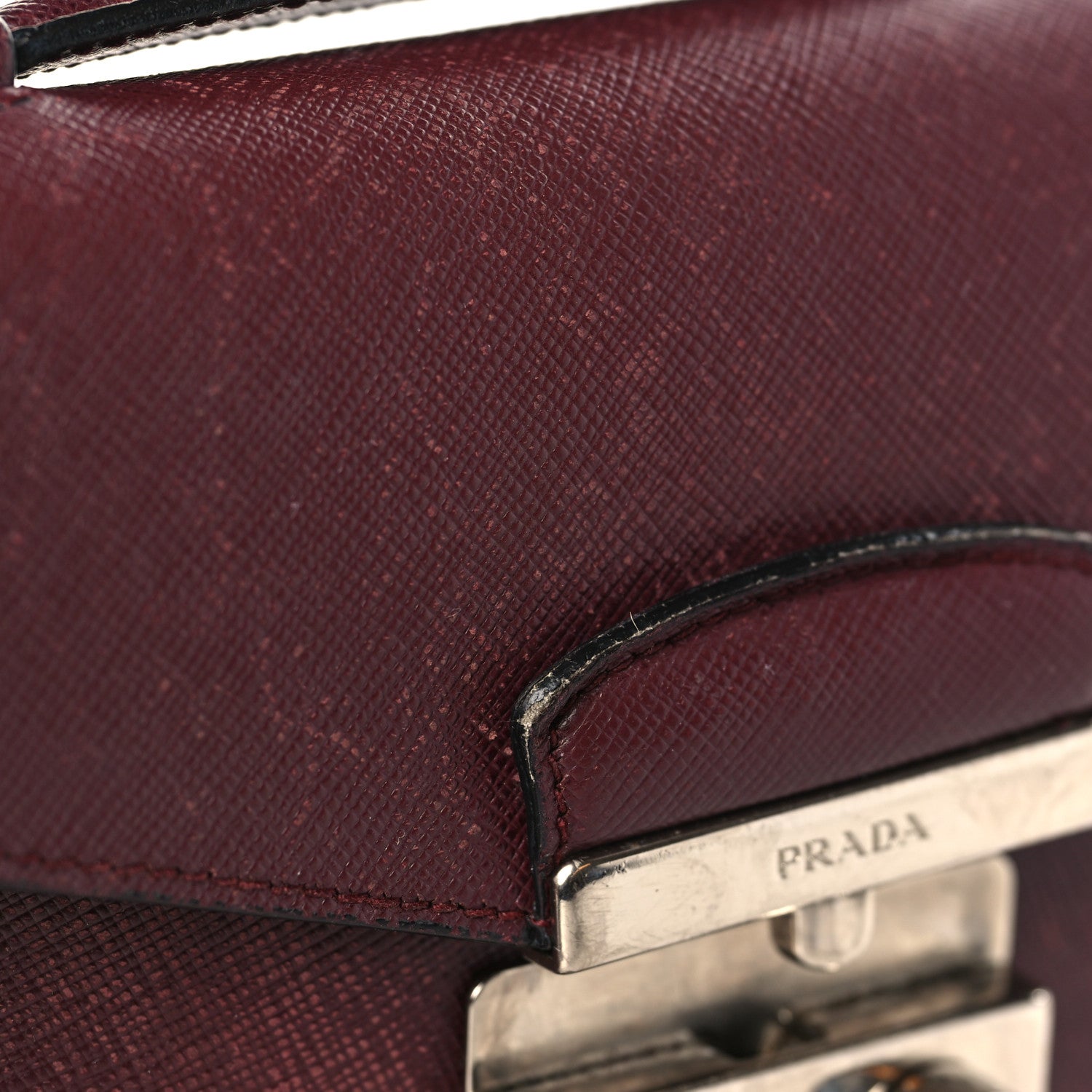 Prada Saffiano Sound Convertible Bag Granato 12 of 18