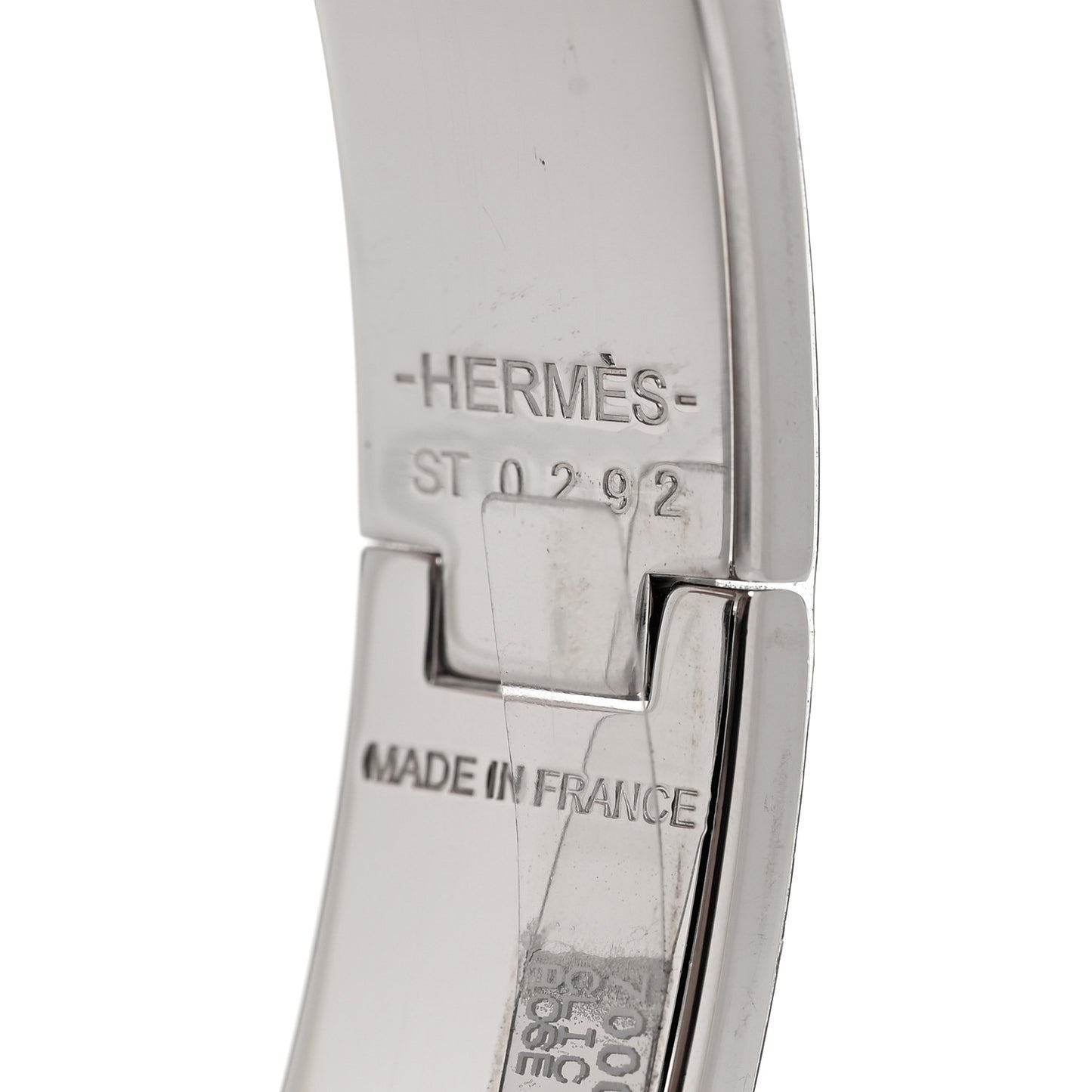 Enamel Narrow Clic Clac H Bracelet PM Rose Candeur