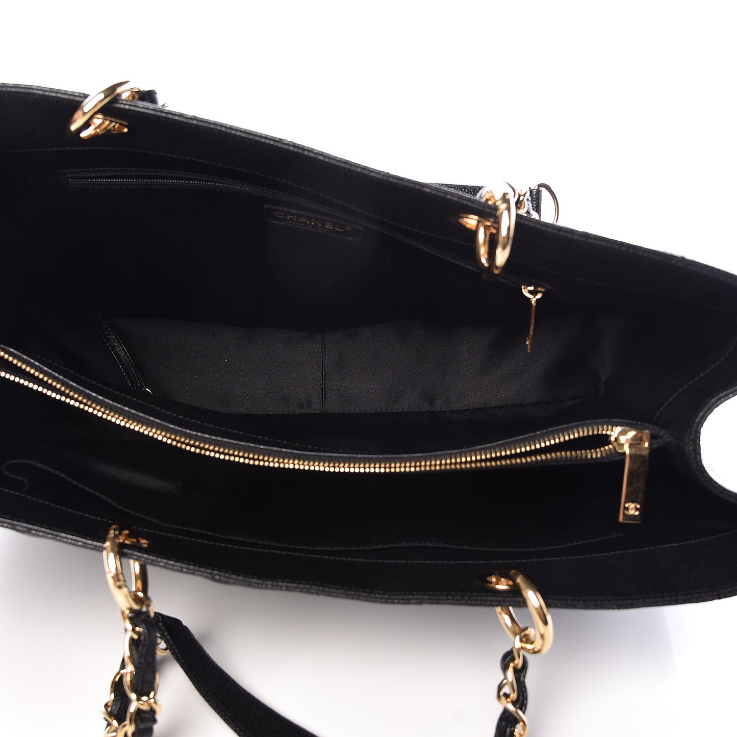 Caviar Quilted XL Grand Shopping Tote GST Black