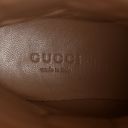 Gucci Cordovan Lux Nappa GG Matelasse 60mm Knee High Boots 36.5 Black 6 of 10