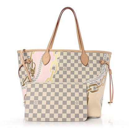 Louis Vuitton Damier Azur Nautical Neverfull MM 1 of 8