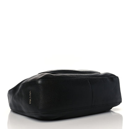 Prada Vitello Daino Medium Pocket Hobo Bag Black 7 of 21