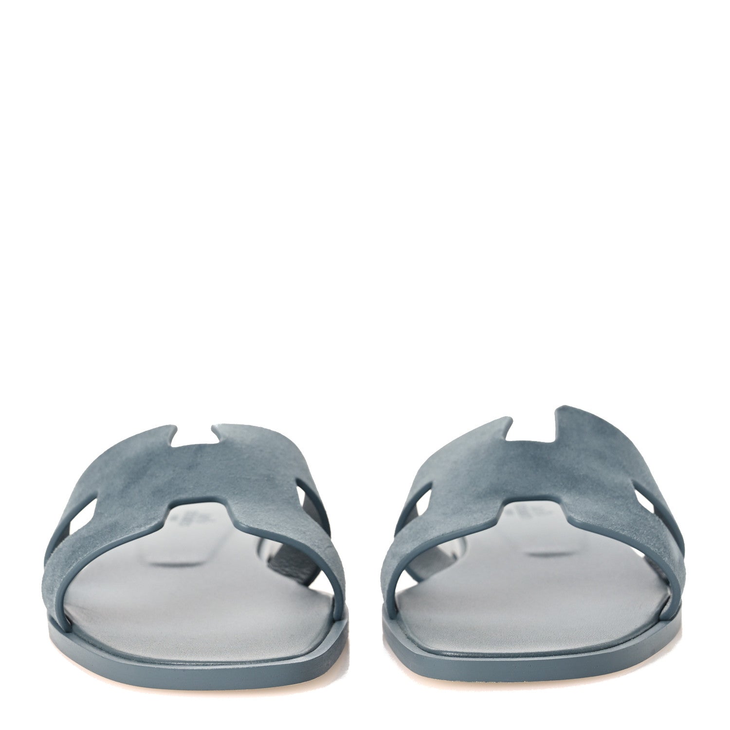 Hermes Suede Goatskin Oran Sandals 39 Bleu Tonnerre 39 Bleu Tonnerre 3 of 12