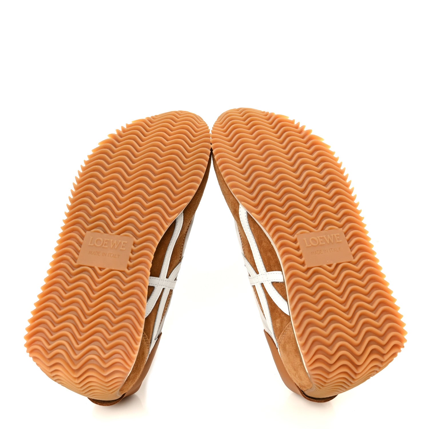 Loewe Nylon Suede Flow Runner Sneakers 38 Gold 6 of 10