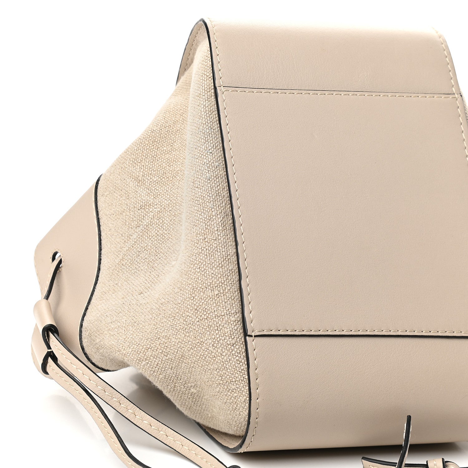 Loewe Calfskin Canvas Small Hammock Shoulder Bag Natural Mink 7 of 8
