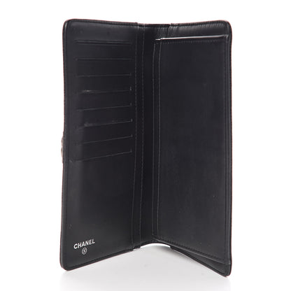 Chanel Caviar Quilted Boy Yen Wallet Black 5 of 8