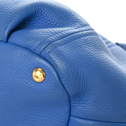 Prada Vitello Daino Satchel Azzurro 13 of 15