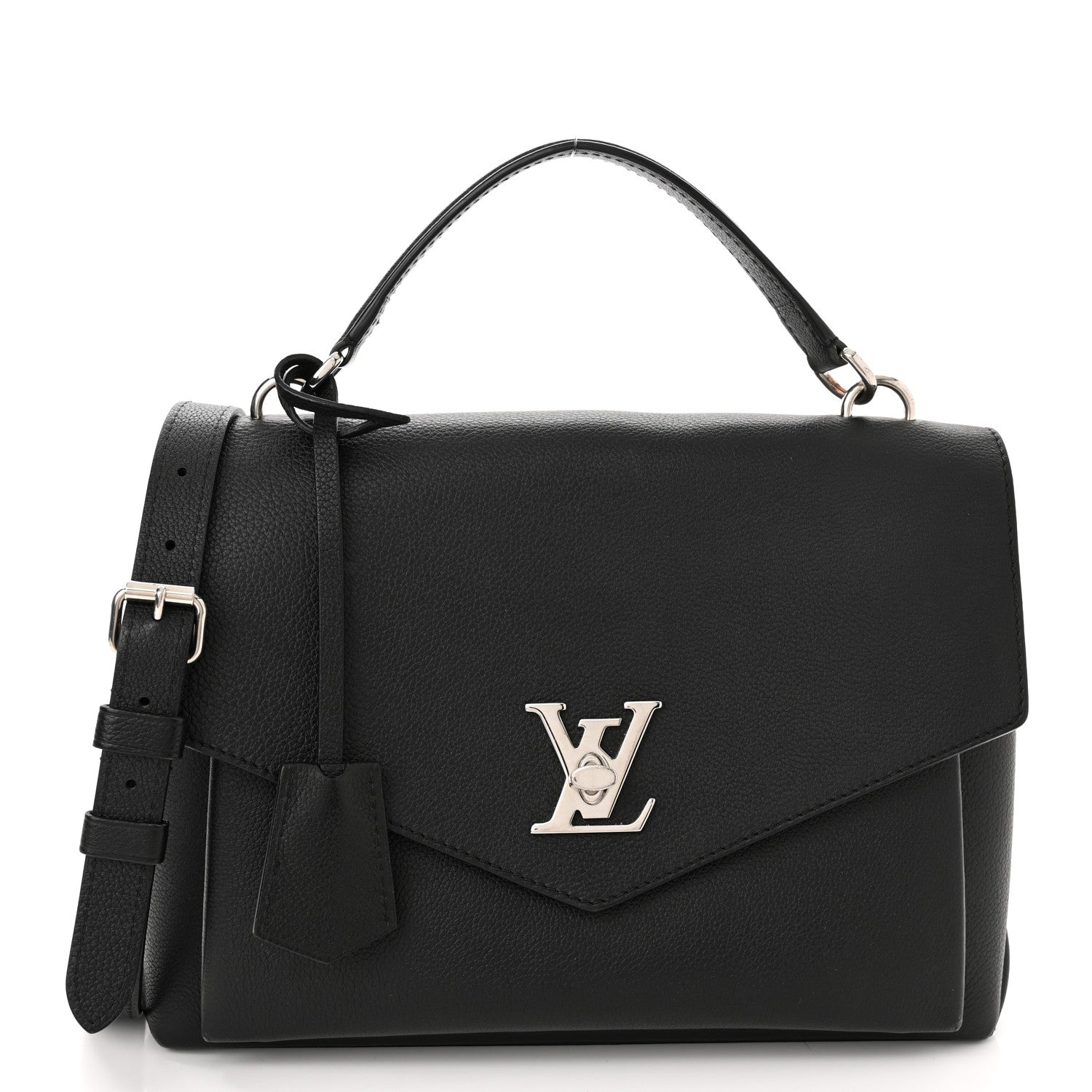 Louis Vuitton Soft Calfskin My Lockme Top Handle Black 1 of 12