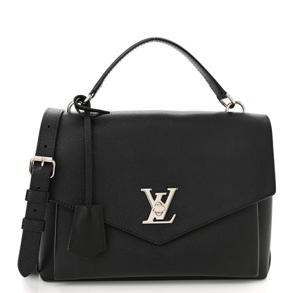 Louis Vuitton Soft Calfskin My Lockme Top Handle Black 1 of 12