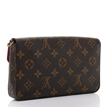 Louis Vuitton Monogram Pochette Felicie Chain Wallet Fuchsia 2 of 8
