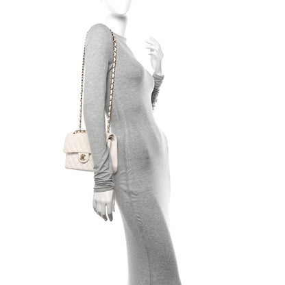 Chanel Caviar Quilted Small Double Flap White 2 of 15
