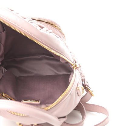 Miu Miu Nappa Matelasse Backpack Mughetto 5 of 13