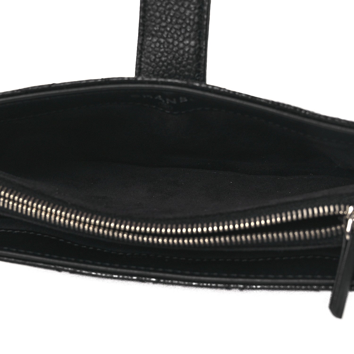 Chanel Caviar Quilted Phone Holder Clutch Black 5 of 11