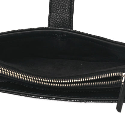 Chanel Caviar Quilted Phone Holder Clutch Black 5 of 11