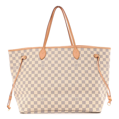 Louis Vuitton Damier Azur Neo Neverfull GM Rose Ballerine 3 of 11