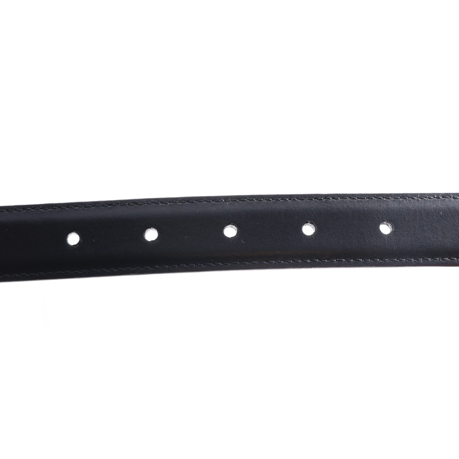Celine Box Calfskin Medium 25mm Triomphe Belt 90 36 Black 4 of 6