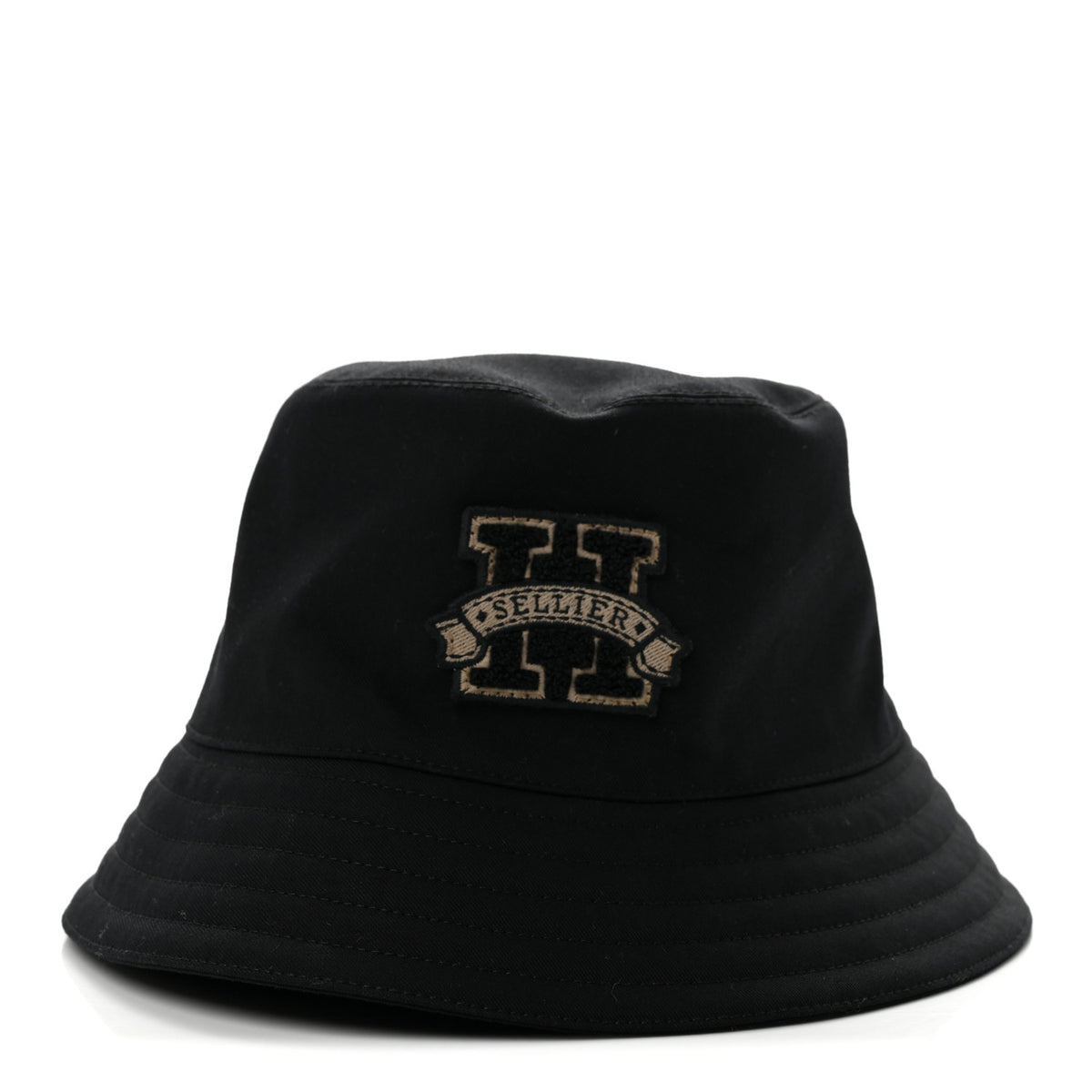 Cotton Harper H Sellier Bucket Hat 57 Black