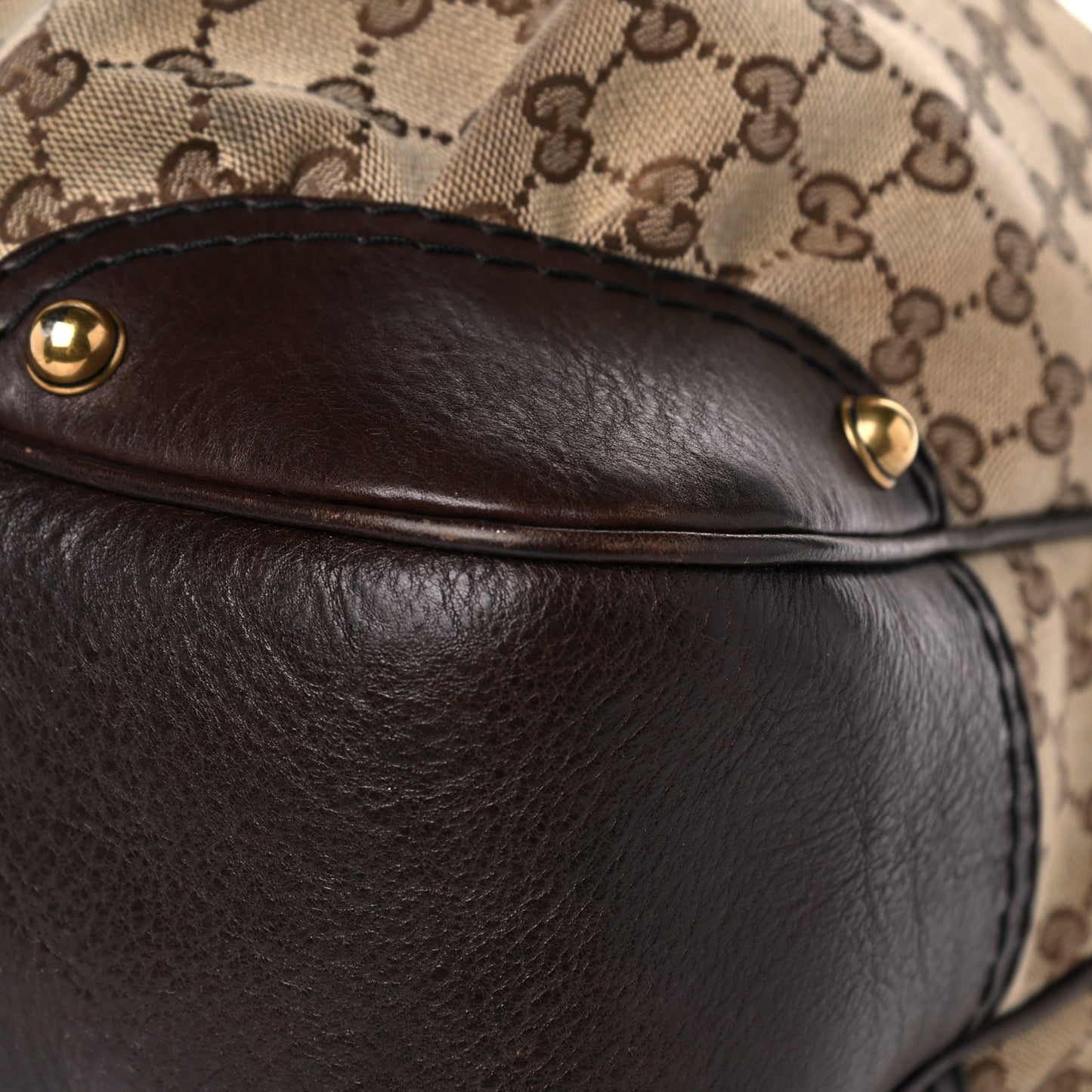 Monogram Large Jockey Hobo Dark Brown