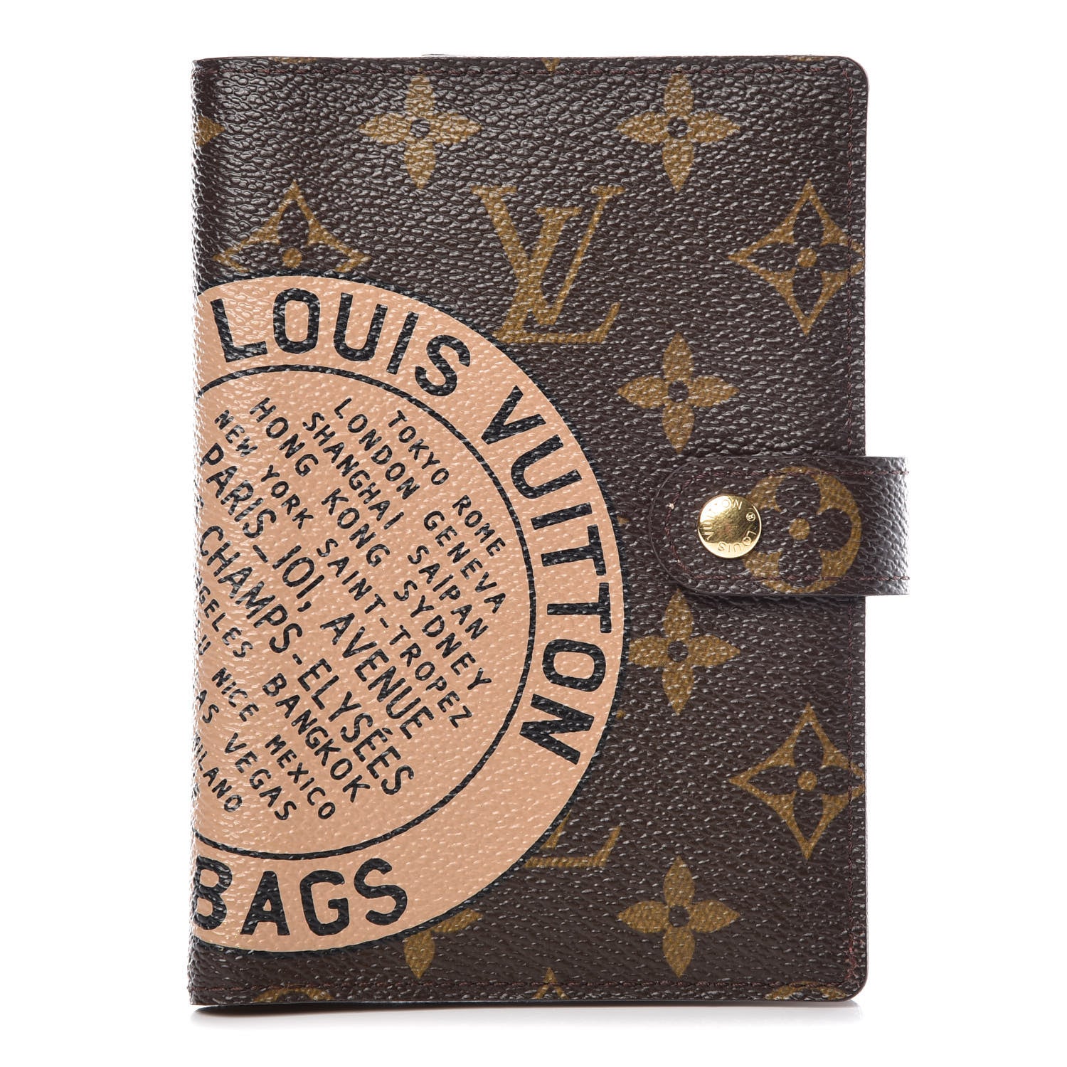 Louis Vuitton Monogram Complice Trunks and Bags Small Ring Agenda Cover Beige 1 of 9