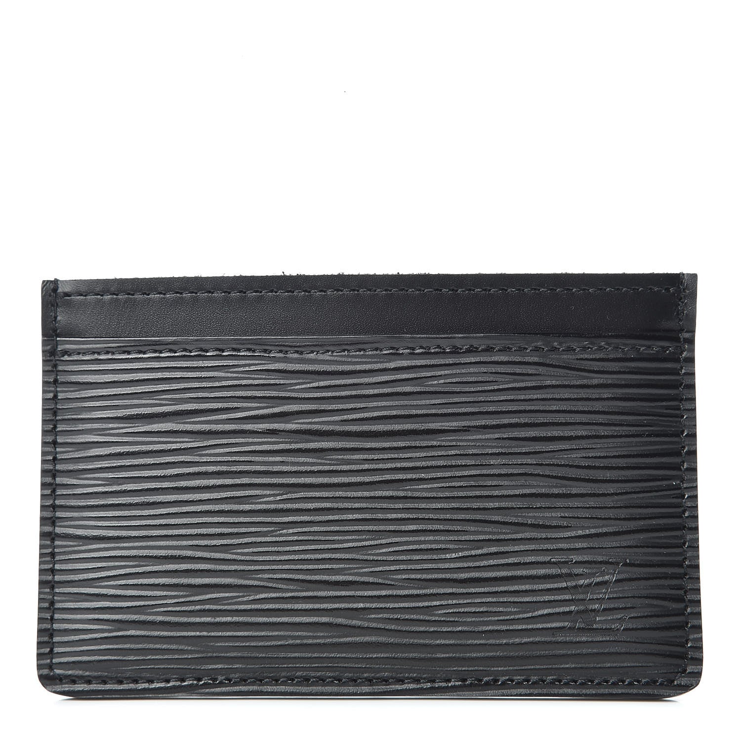 Louis Vuitton Epi Card Holder Black 1 of 7