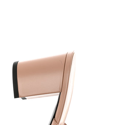 Valentino Garavani Calfskin Roman Stud 60mm Slide Sandals 38 Rose Cannelle 9 of 11