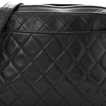 Chanel Lambskin Quilted Tassel Camera Case Black 9 of 14