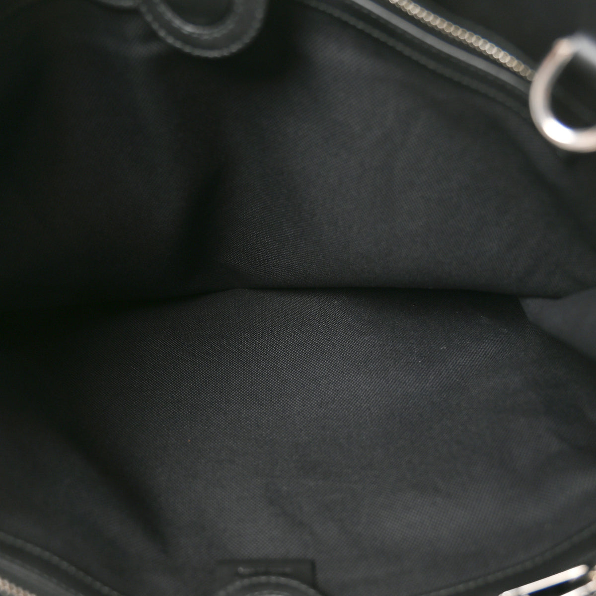 Soft GG Supreme Monogram Appia Calfskin Web Vertical Tote Black