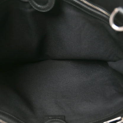 Gucci Soft GG Supreme Monogram Appia Calfskin Web Vertical Tote Black 4 of 9