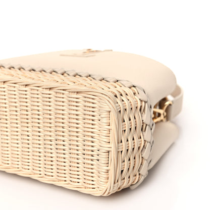 Louis Vuitton Rattan Taurillon Capucines BB Vanilla 8 of 9