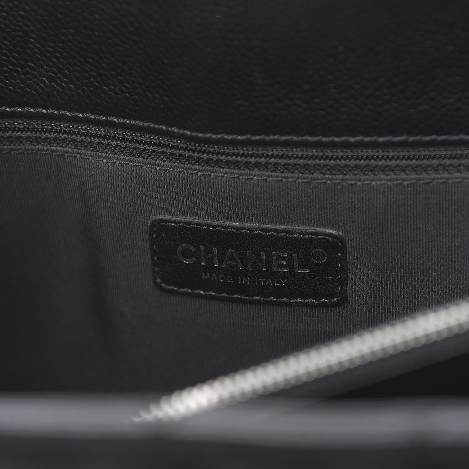 Chanel Caviar Quilted Grand Shopping Tote GST Black 6 of 10