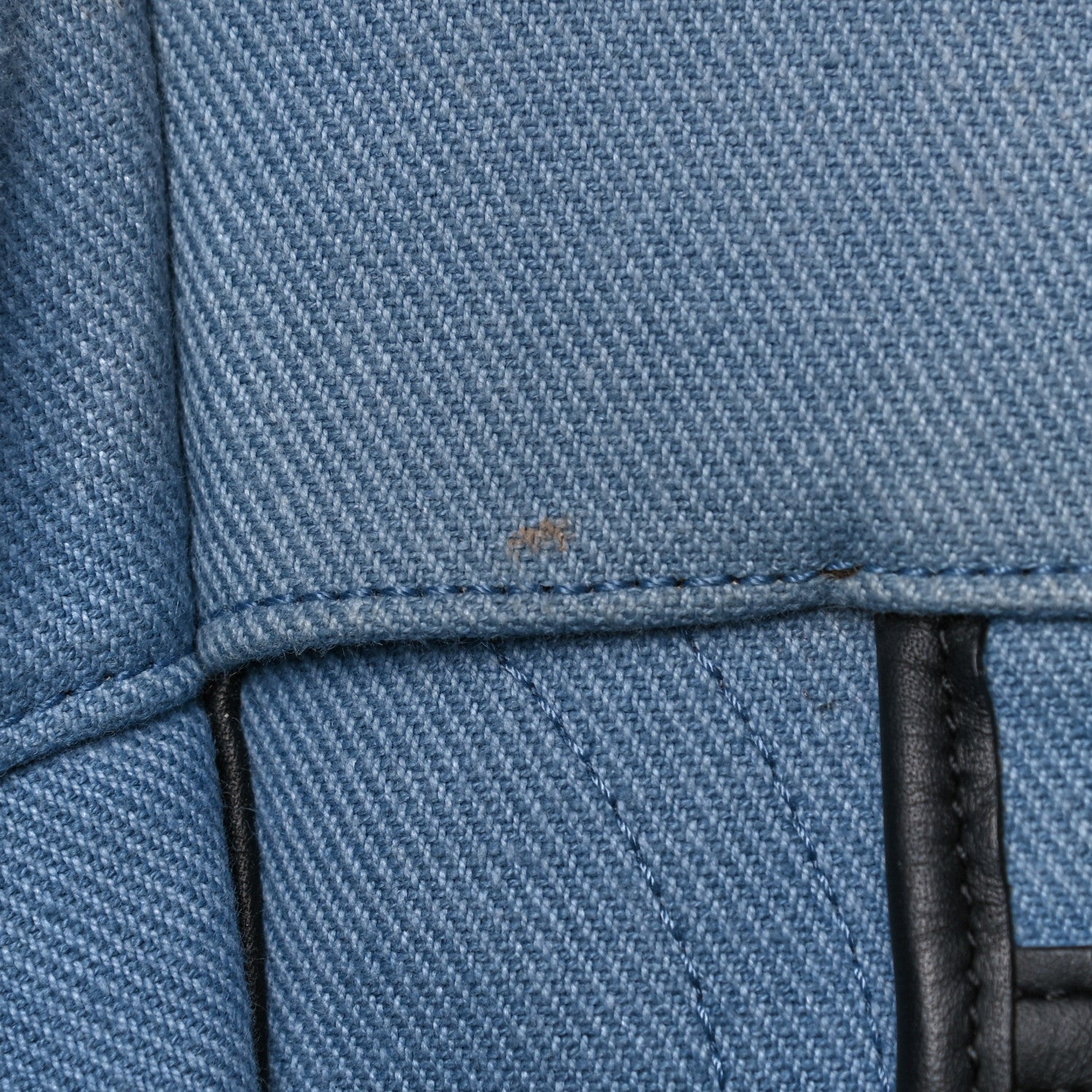 Celine Cotton Canvas Medium Phantom Luggage Blue 12 of 15