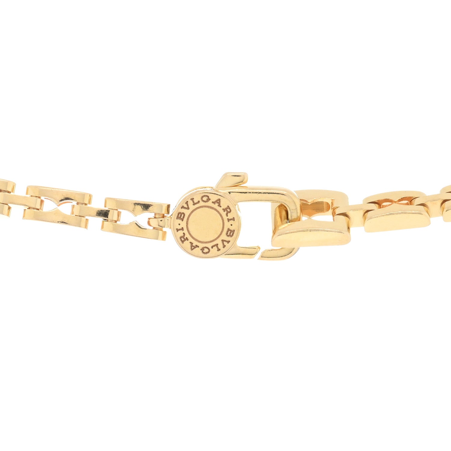 Bulgari 18K Yellow Gold Diamond B.Zero1 Rock Pendant Necklace 4 of 5