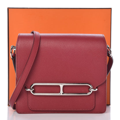 Hermes Evercolor Mini Sac Roulis Rouge Grenat 8 of 8