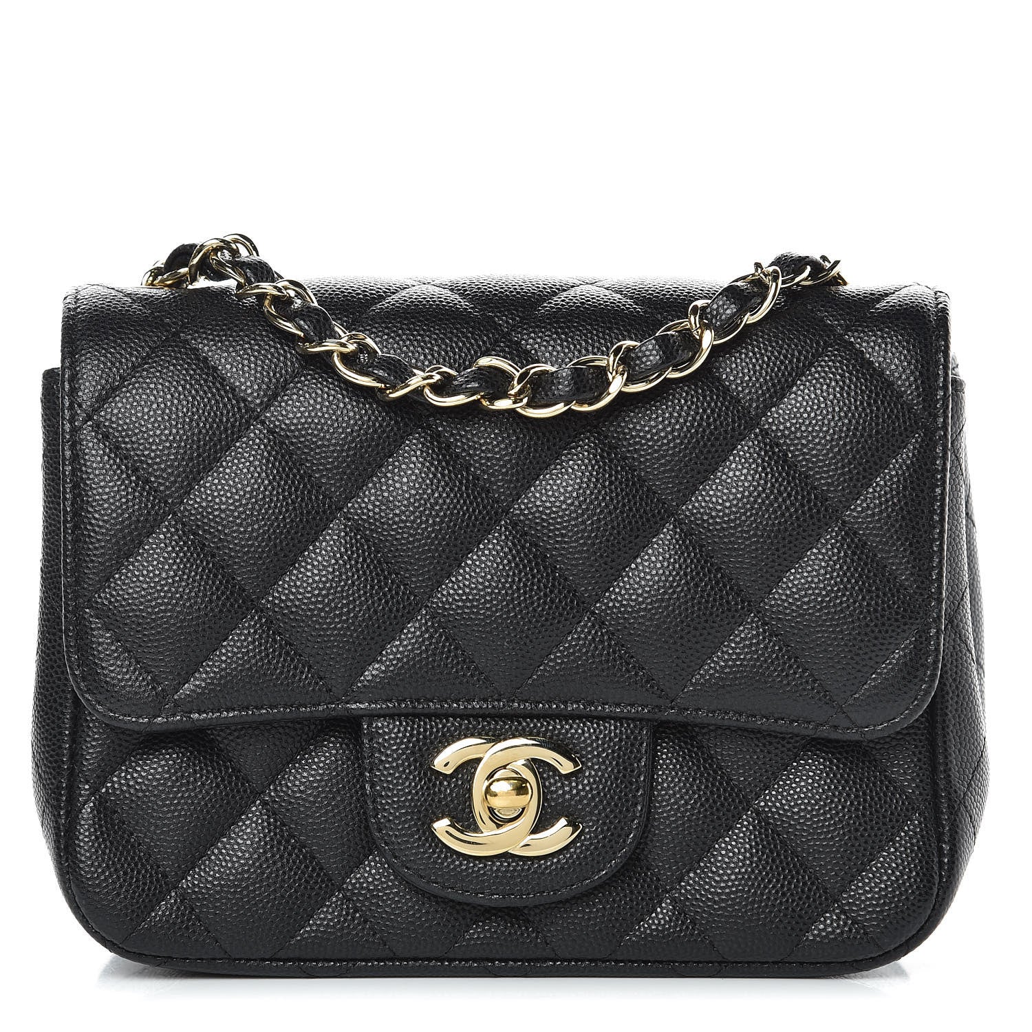 Chanel Caviar Quilted Mini Square Flap Black 1 of 7