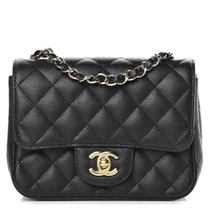 Chanel Caviar Quilted Mini Square Flap Black 1 of 7