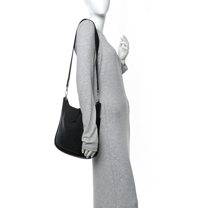 Hermes Taurillon Clemence Evelyne II PM Black 2 of 10