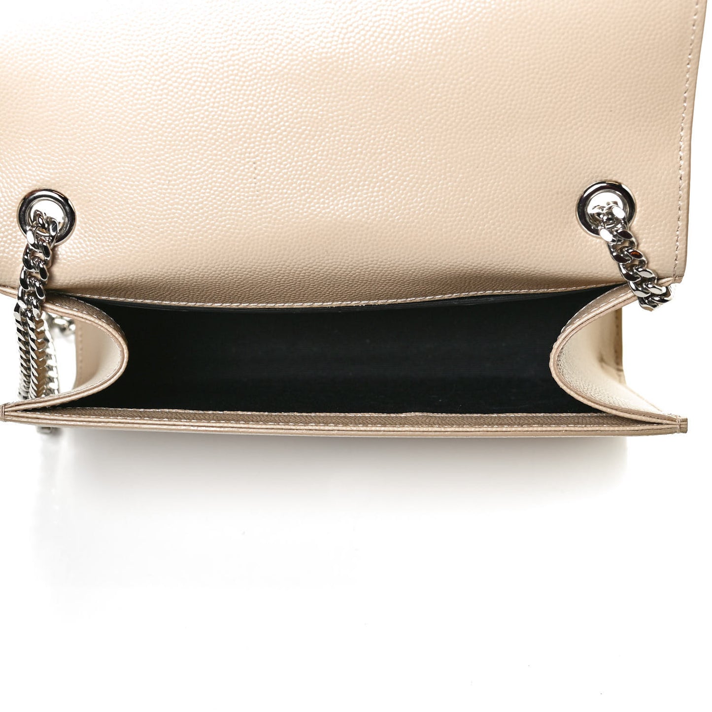 Grain De Poudre Small Monogram Kate Satchel Nude Powder