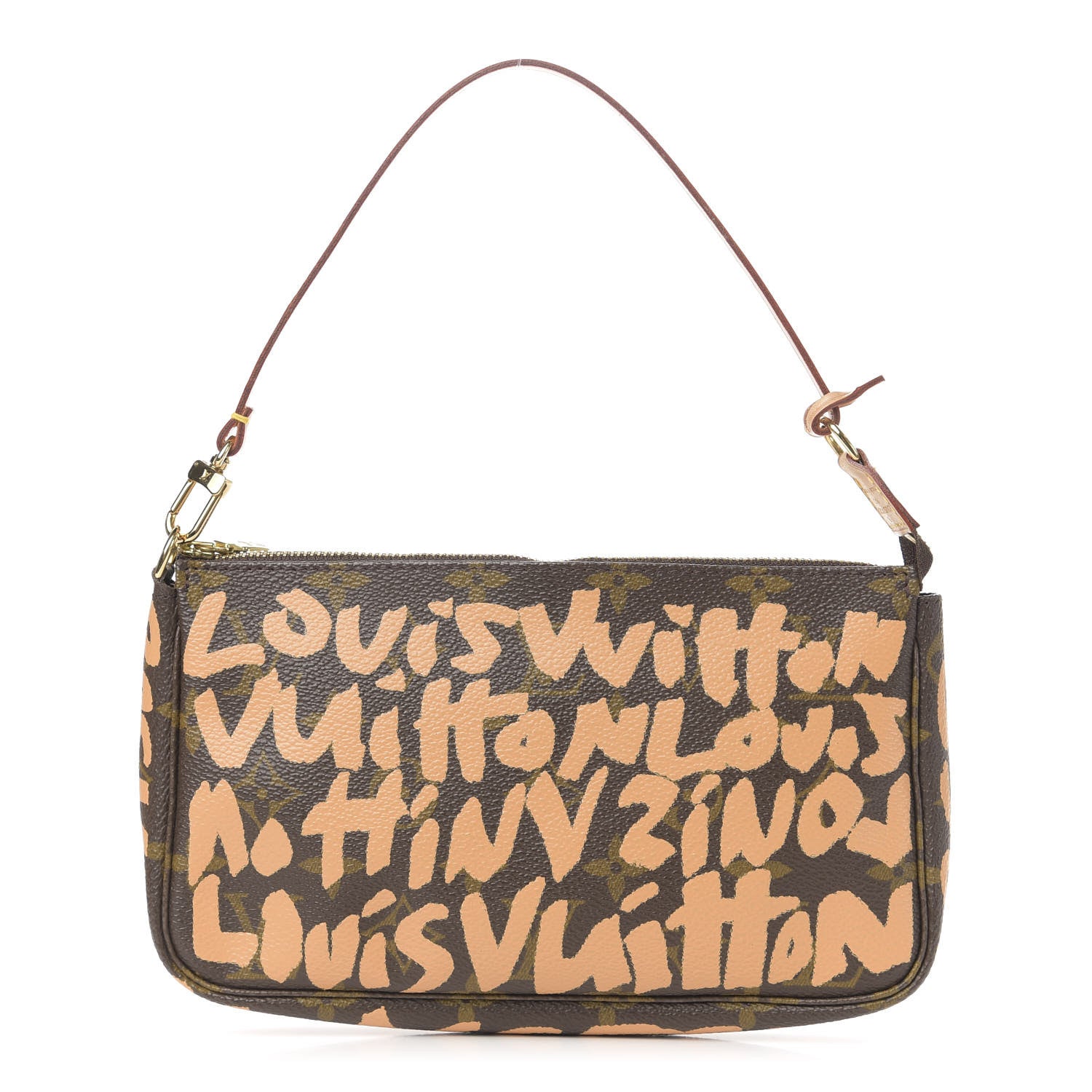 Louis Vuitton Monogram Graffiti Pochette Accessories Peach 1 of 11