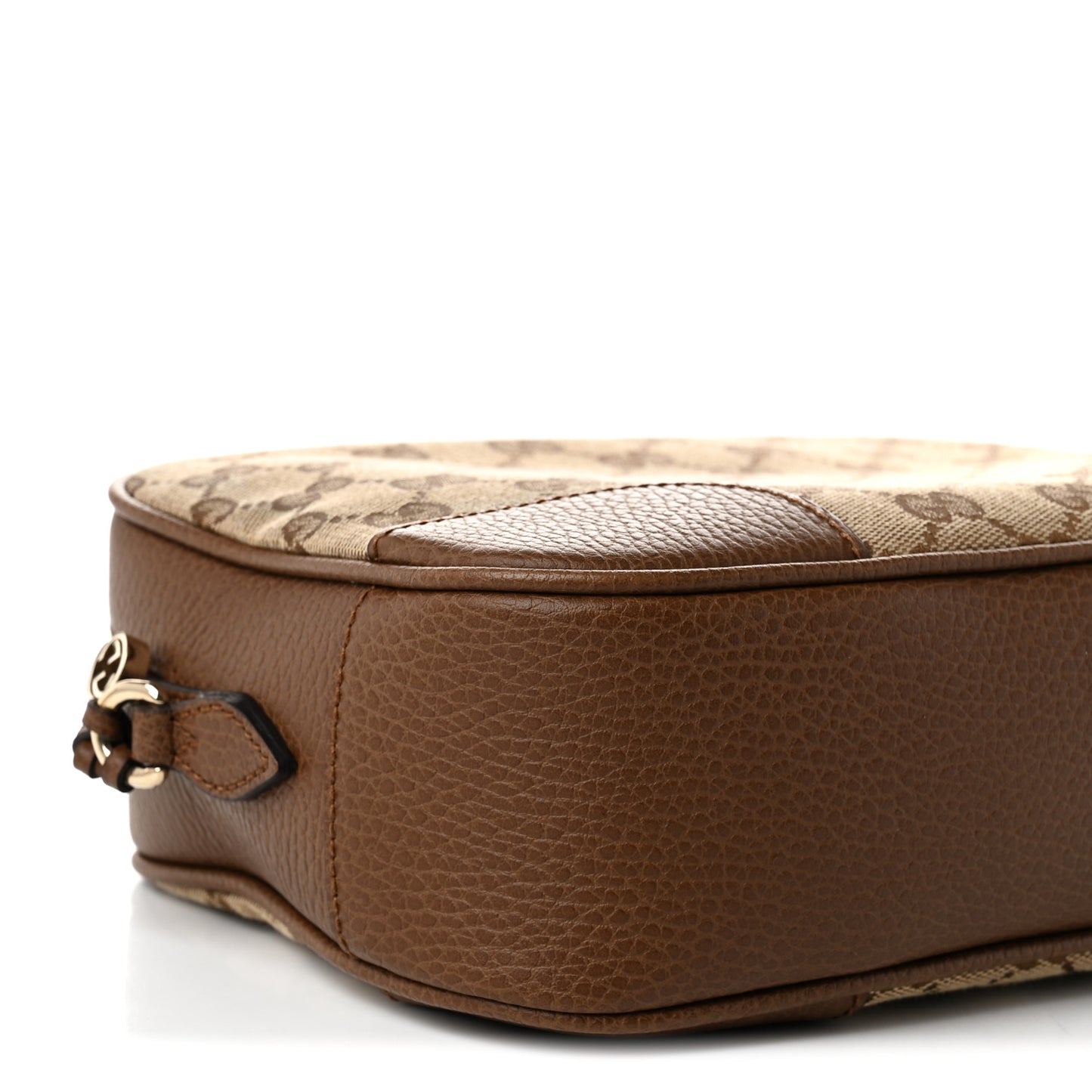 Monogram Mini Bree Messenger Bag Beige Tabacco