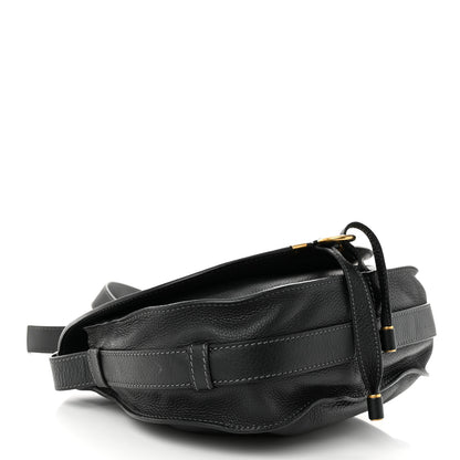 Chloe Calfskin Medium Marcie Round Crossbody Bag Black 4 of 11