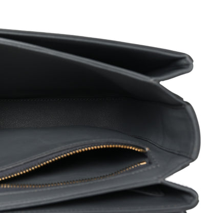 Celine Shiny Calfskin Medium C Bag Grey 5 of 10