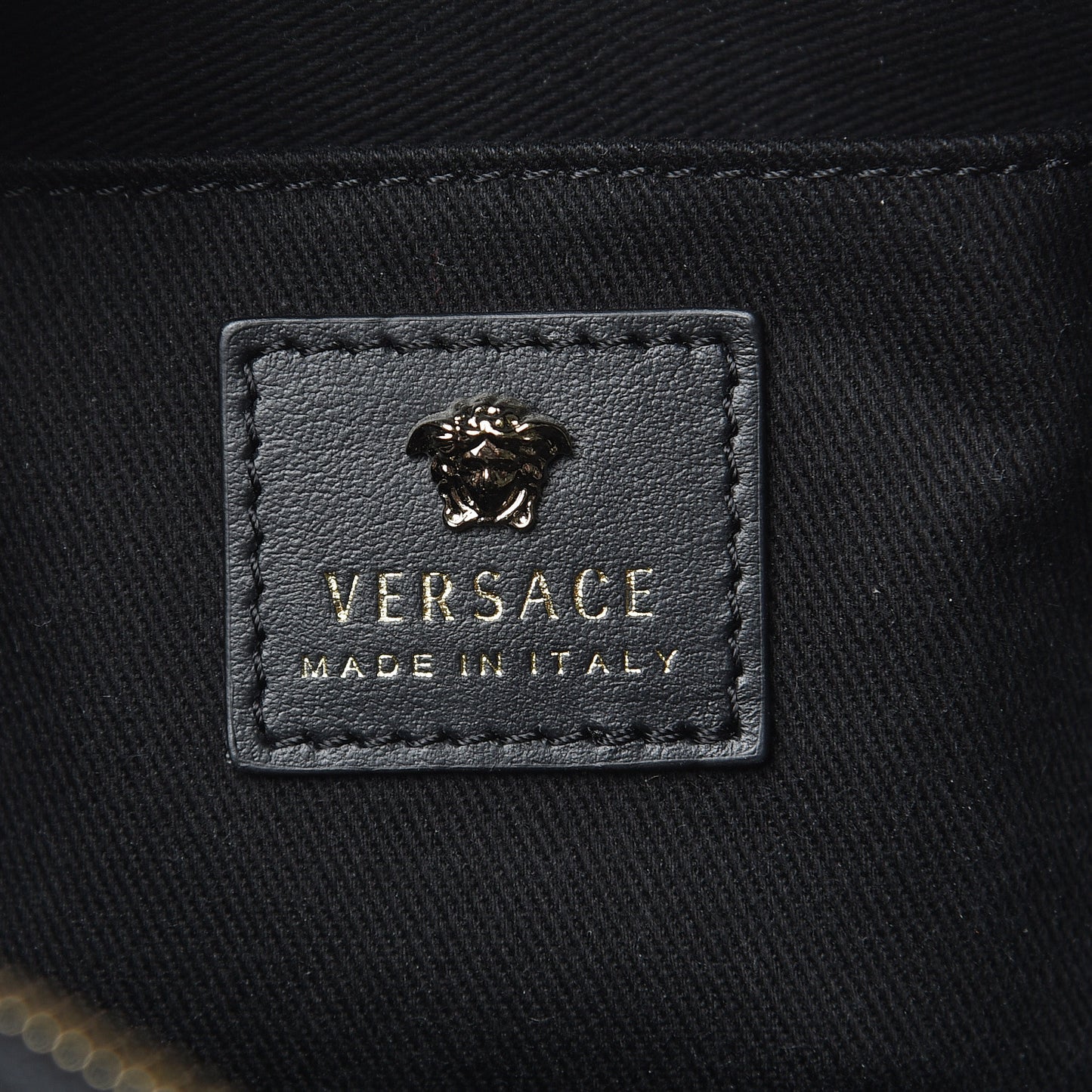 Calfskin Palazzo Camera Bag Black