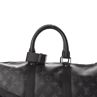 Louis Vuitton Monogram Eclipse Keepall Bandouliere 45 10 of 10