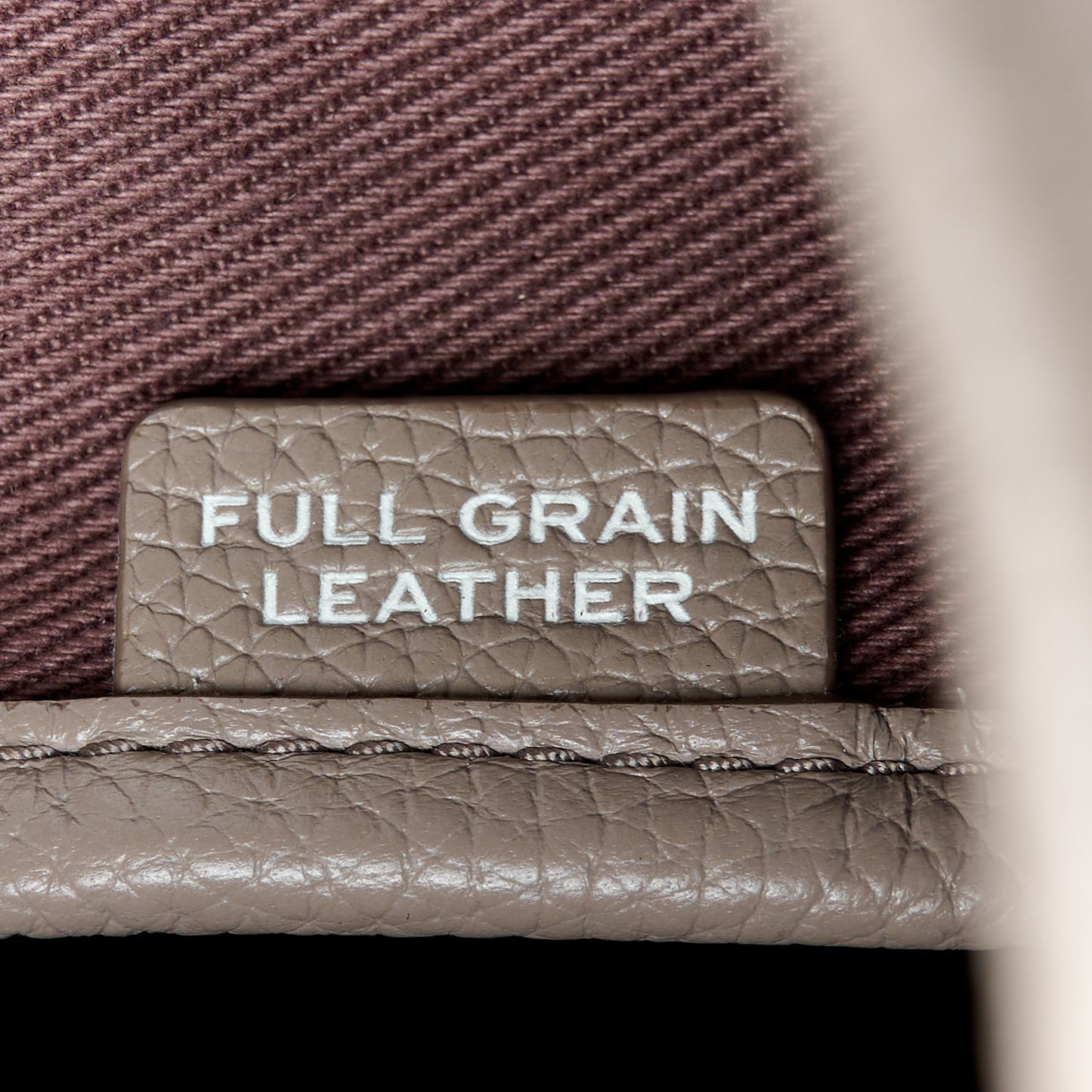 Grained Calfskin Medium The Tote Bag Cement
